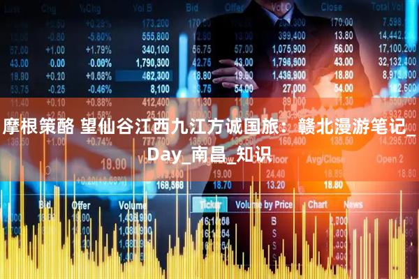 摩根策酪 望仙谷江西九江方诚国旅：赣北漫游笔记_Day_南昌_知识