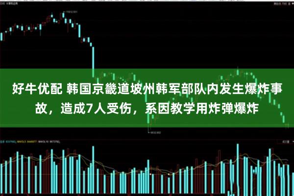 好牛优配 韩国京畿道坡州韩军部队内发生爆炸事故，造成7人受伤，系因教学用炸弹爆炸